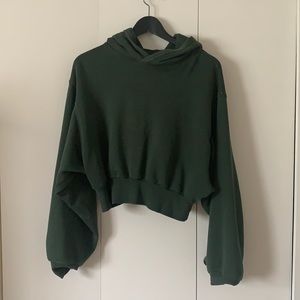 TNA Cozy Fleece Cropped Hoodie